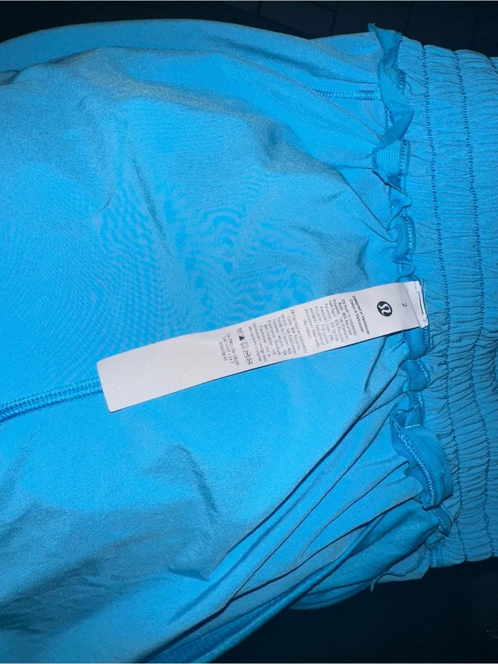lululemon athletica Women's Aqua Blue Athletic Shorts